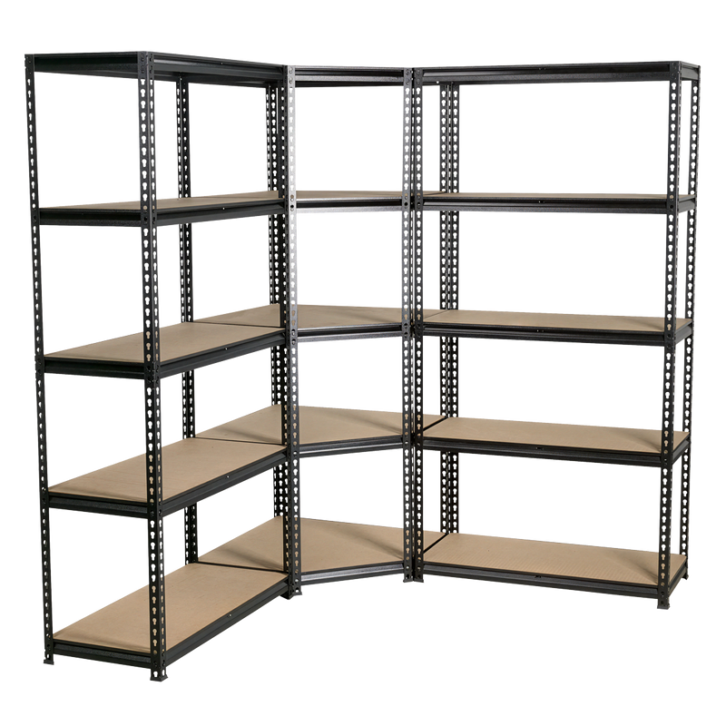 Sealey Corner Racking Unit 5 Shelves 150kg Capacity