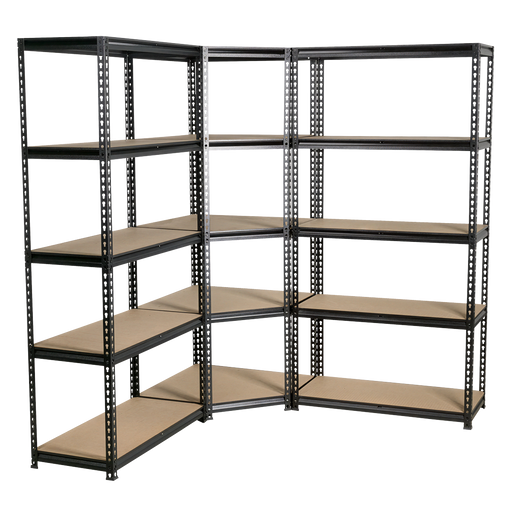 Sealey Corner Racking Unit 5 Shelves 150kg Capacity