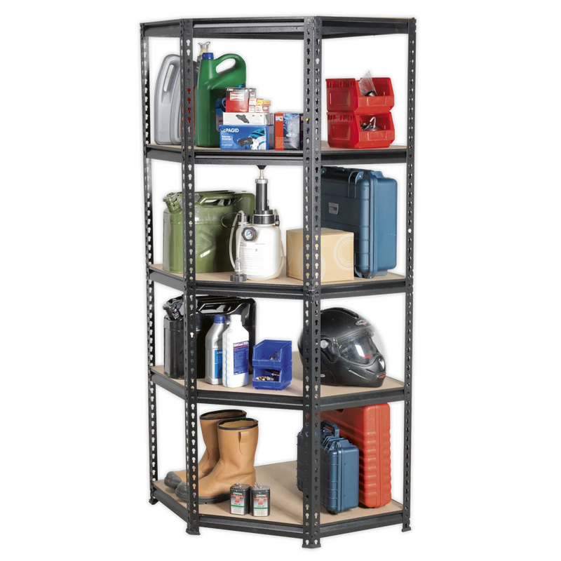 Sealey 5-Level Corner Racking Unit 750kg Capacity 730x730x1830mm