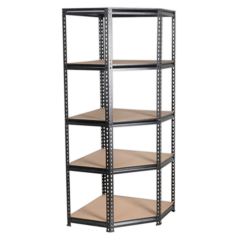 Sealey 5-Level Corner Racking Unit 750kg Capacity 730x730x1830mm