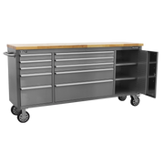 Sealey Premier Mobile Tool Cabinet AP7210SS 10 Drawer Stainless Steel