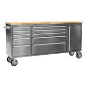 Sealey Premier Mobile Tool Cabinet AP7210SS 10 Drawer Stainless Steel