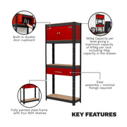 Sealey Shelving Unit 4-Tier AP830R 615kg Capacity
