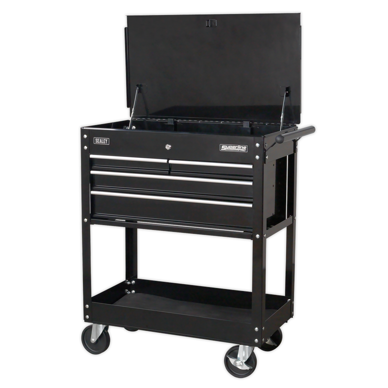 Sealey Superline PRO Tool Trolley AP850MB 260kg Capacity Black