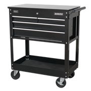 Sealey Superline PRO Tool Trolley AP850MB 260kg Capacity Black