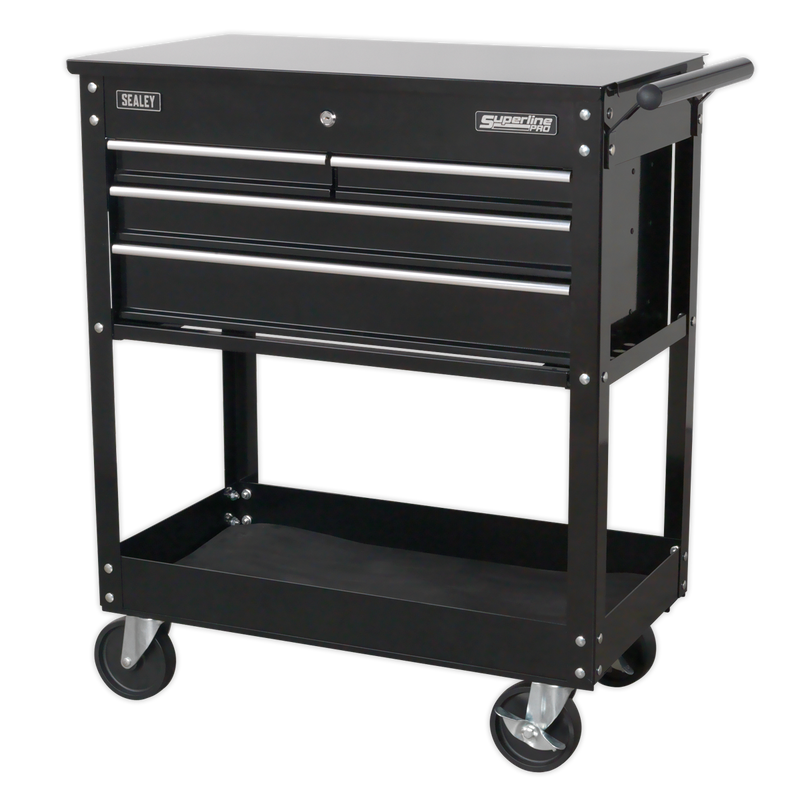 Sealey Superline PRO Tool Trolley AP850MB 260kg Capacity Black