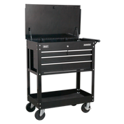 Sealey Superline PRO Tool Trolley AP850MB 260kg Capacity Black