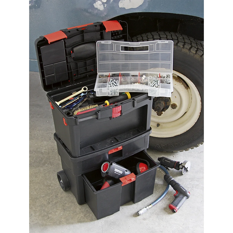 Sealey Mobile Toolbox AP850 with Tote Tray & Removable Box