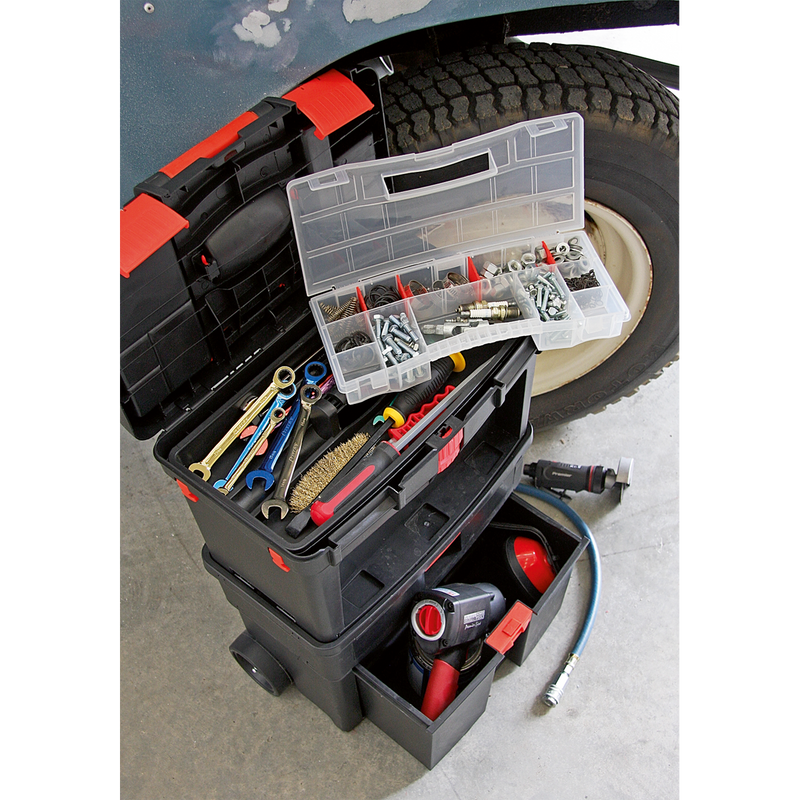 Sealey Mobile Toolbox AP850 with Tote Tray & Removable Box