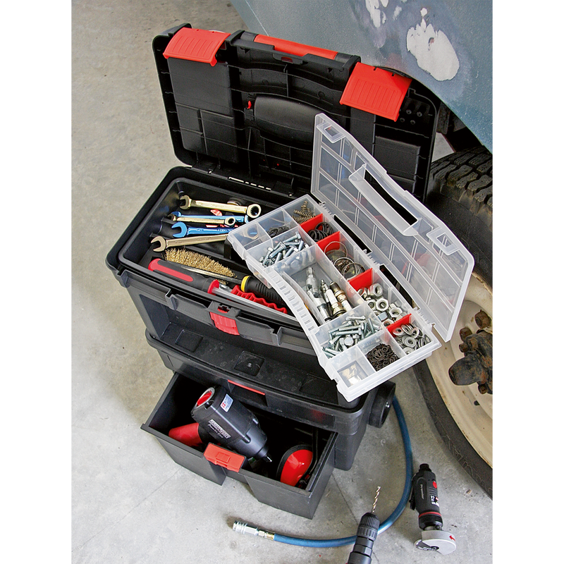 Sealey Mobile Toolbox AP850 with Tote Tray & Removable Box