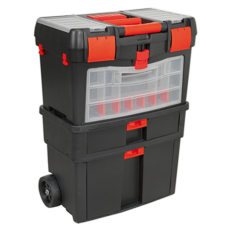 Sealey Mobile Toolbox AP850 with Tote Tray & Removable Box