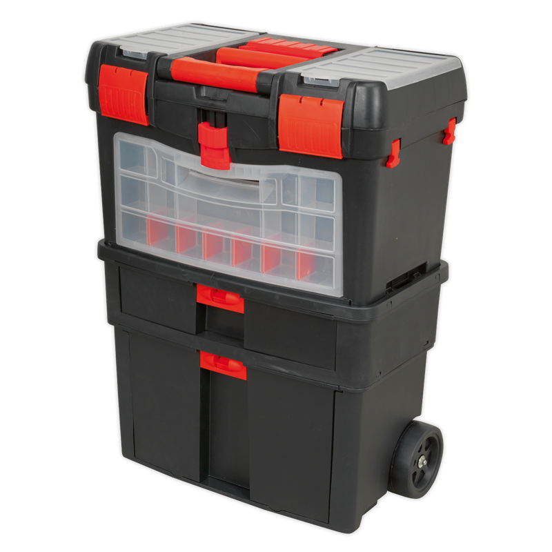 Sealey Mobile Toolbox AP850 with Tote Tray & Removable Box