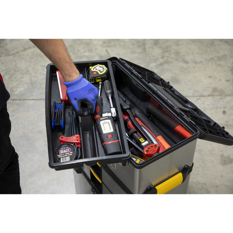 Sealey Mobile Toolbox AP855 3 Compartments 540x350x840mm