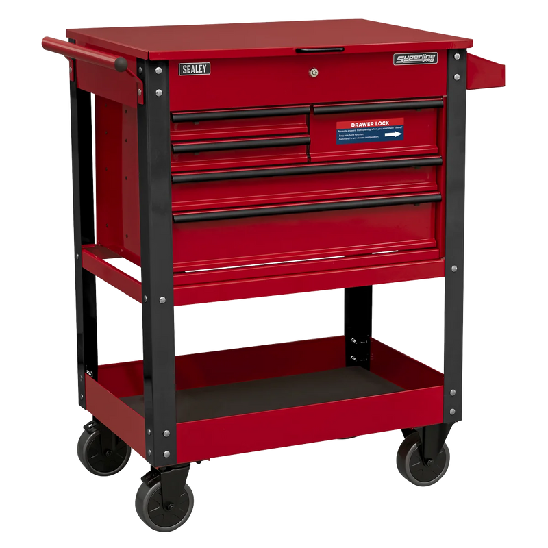 Sealey Superline PRO Tool Trolley AP890M 320kg Capacity with 5 Drawers