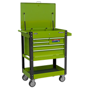 Sealey Superline PRO Tool Trolley AP890MHV 320kg Capacity Hi-Vis Green