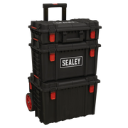 Sealey Heavy-Duty Mobile Storage System Set 3 Piece, 18.6kg