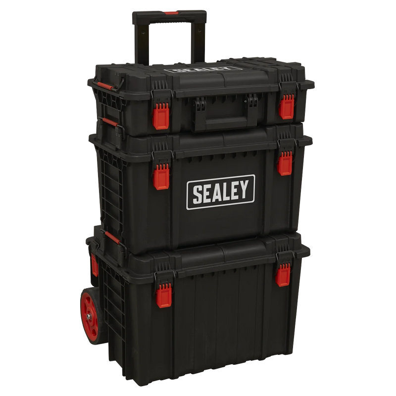 Sealey Heavy-Duty Mobile Storage System Set 3 Piece, 18.6kg