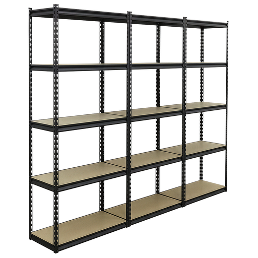 Sealey Racking Unit Set of 3 - 5 Shelves, 340kg Capacity Each