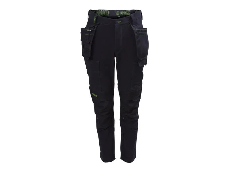 Apache Calgary Black Stretch Holster Trousers Waist 32in Leg 31in