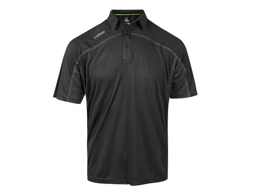 Apache Langley Black Performance Polo Shirt - L (41/43in) - LANGLEY L