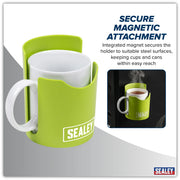 Sealey Magnetic Cup/Can Holder - Green