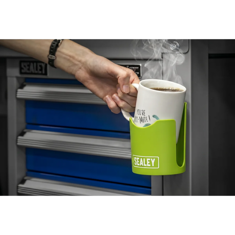 Sealey Magnetic Cup/Can Holder - Green