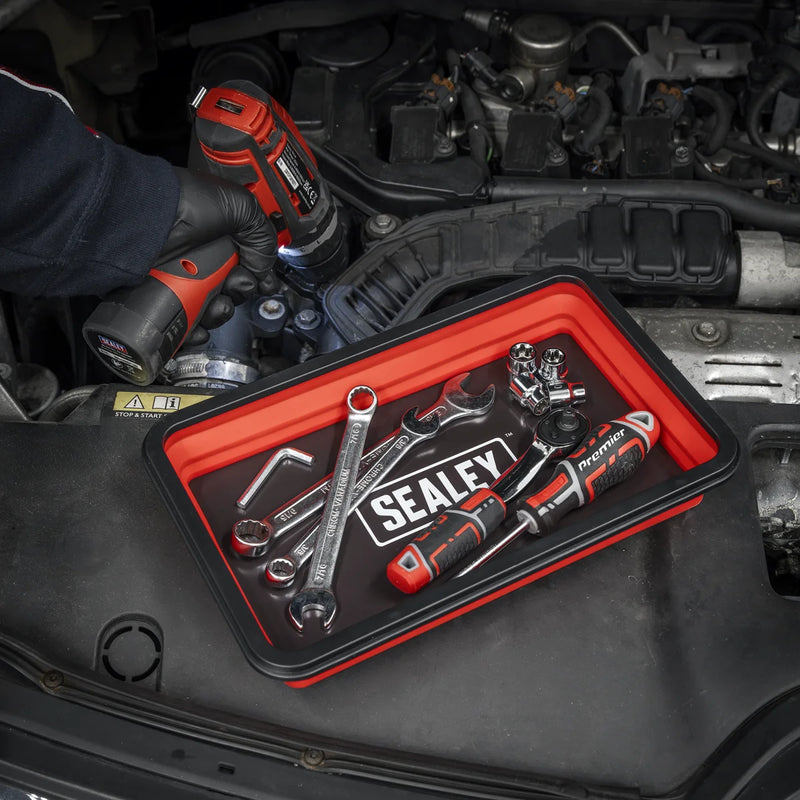Sealey Parts Tray Collapsible Magnetic Set of 3 - Various Sizes
