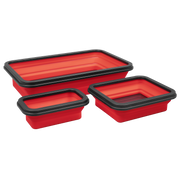 Sealey Parts Tray Collapsible Magnetic Set of 3 - Various Sizes