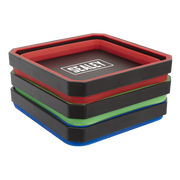 Sealey Collapsible Magnetic Parts Tray Set 110mm x 110mm