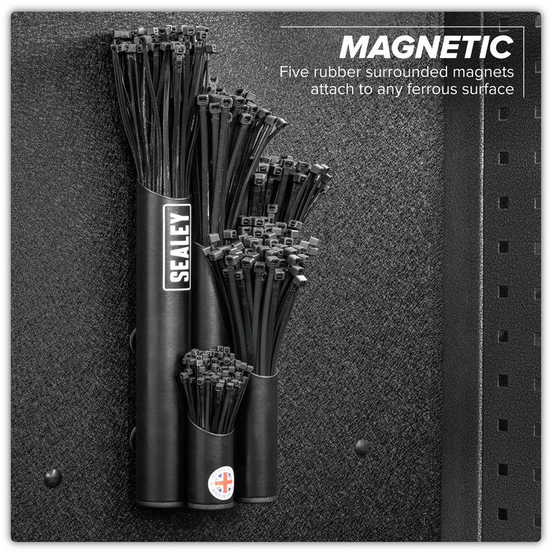 Sealey Large Magnetic Cable Tie Holder - Black, Model APCTHBXL