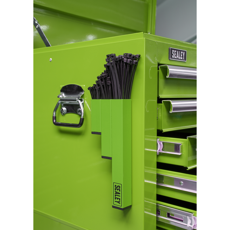 Sealey Magnetic Cable Tie Holder - Hi-Vis Green, 90x30x225mm