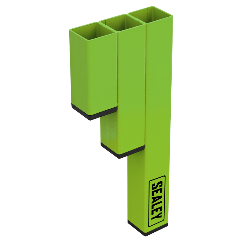 Sealey Magnetic Cable Tie Holder - Hi-Vis Green, 90x30x225mm