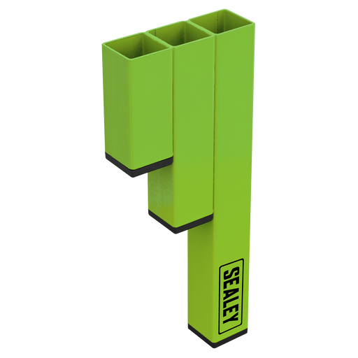 Sealey Magnetic Cable Tie Holder - Hi-Vis Green, 90x30x225mm
