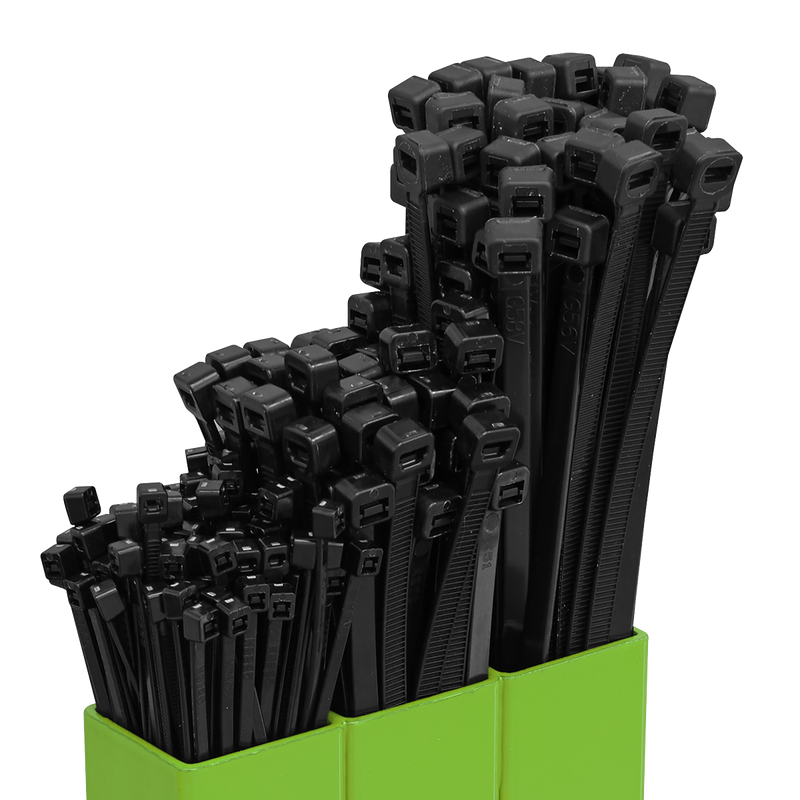 Sealey Magnetic Cable Tie Holder - Hi-Vis Green, 90x30x225mm