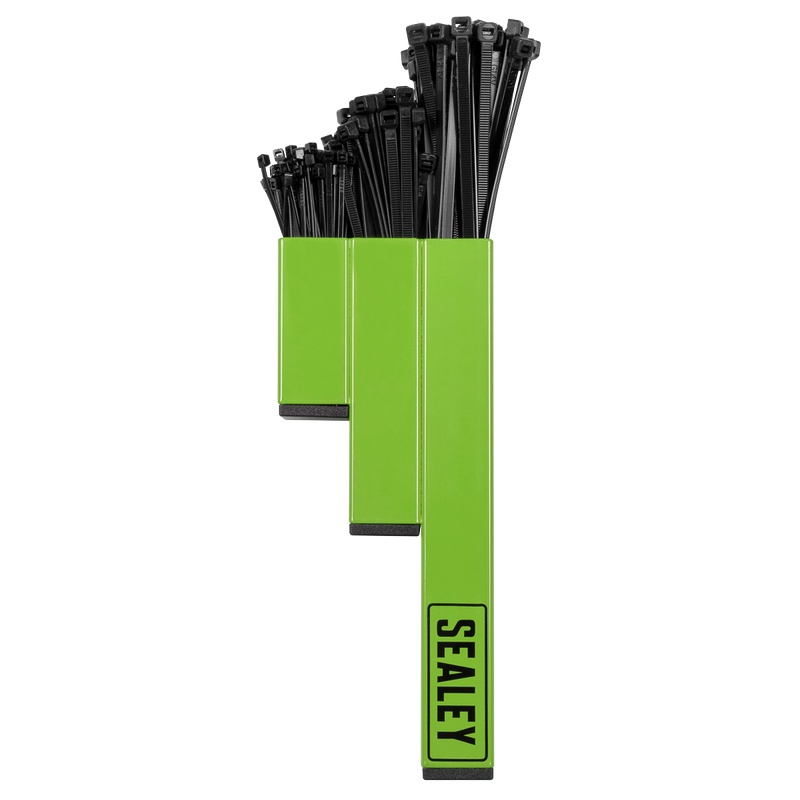 Sealey Magnetic Cable Tie Holder - Hi-Vis Green, 90x30x225mm