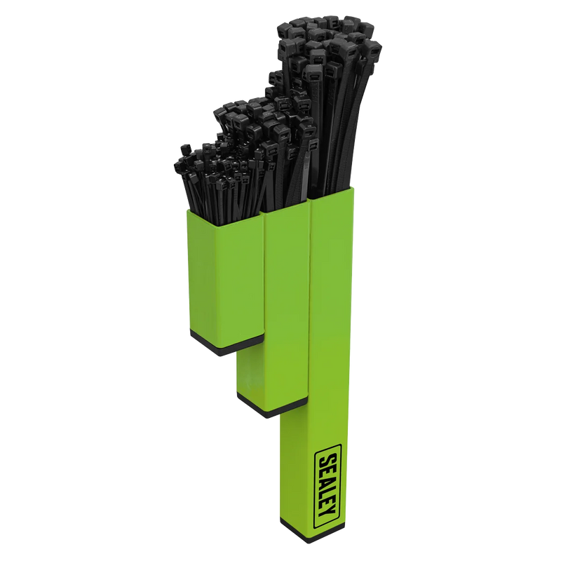 Sealey Magnetic Cable Tie Holder - Hi-Vis Green, 90x30x225mm