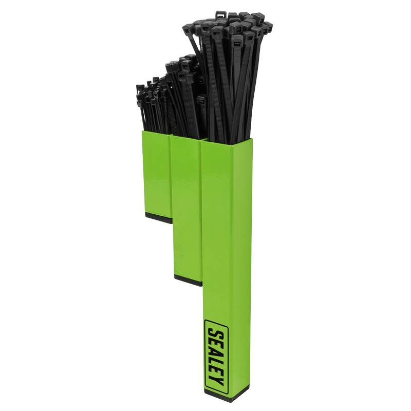 Sealey Magnetic Cable Tie Holder - Hi-Vis Green, 90x30x225mm