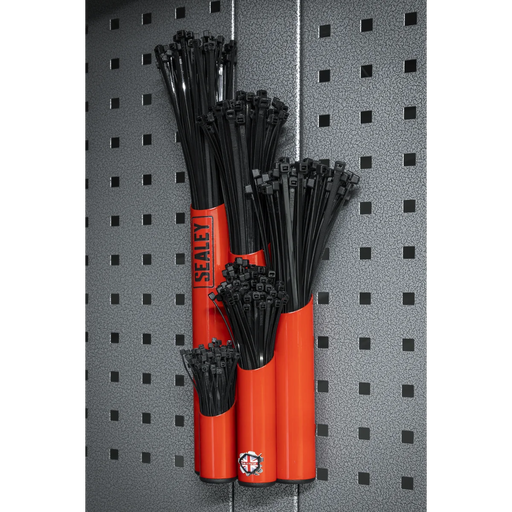 Sealey Magnetic Cable Tie Holder - Red, 500 Ties, Model APCTHRXL
