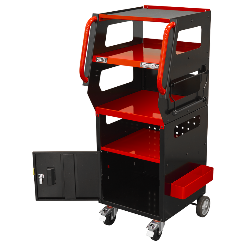 Sealey Superline PRO Diagnostics Trolley 4-Level 435x522x1178.5mm