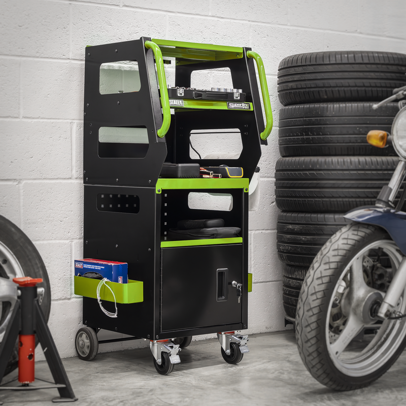 Sealey Superline PRO Tool Trolley APDT435 4-Level Storage Unit