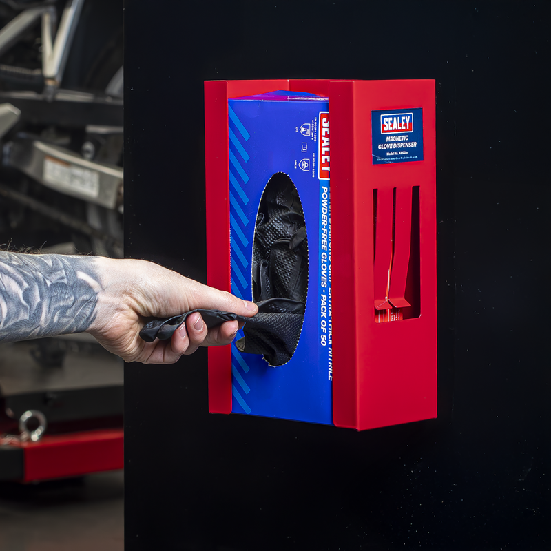 Sealey Magnetic Glove Dispenser Model APGD 146x95x254mm