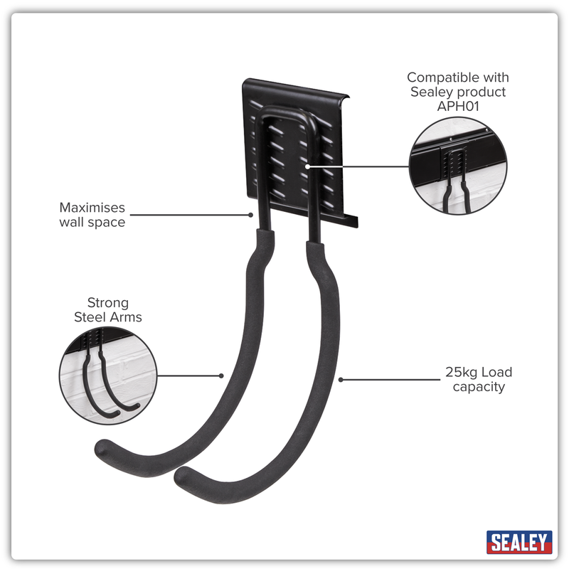 Sealey Large J Storage Hook APH03 25kg Capacity