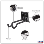 Sealey Sports Equipment Storage Hook APH06 20kg Capacity