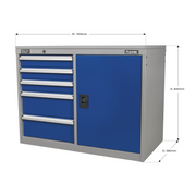 Sealey Premier Industrial Cabinet Workstation API1103B 1105x580x800mm