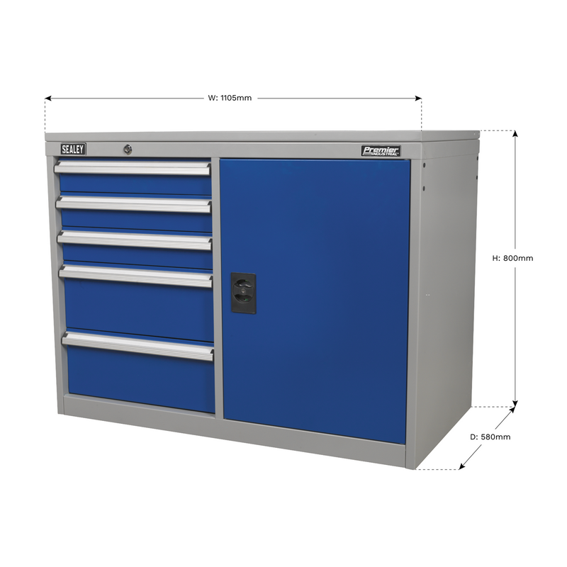 Sealey Premier Industrial Cabinet Workstation API1103B 1105x580x800mm