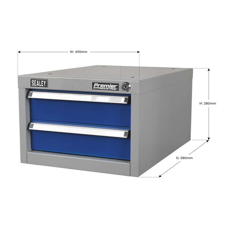 Sealey Premier Industrial Double Drawer Unit API15 40kg Capacity