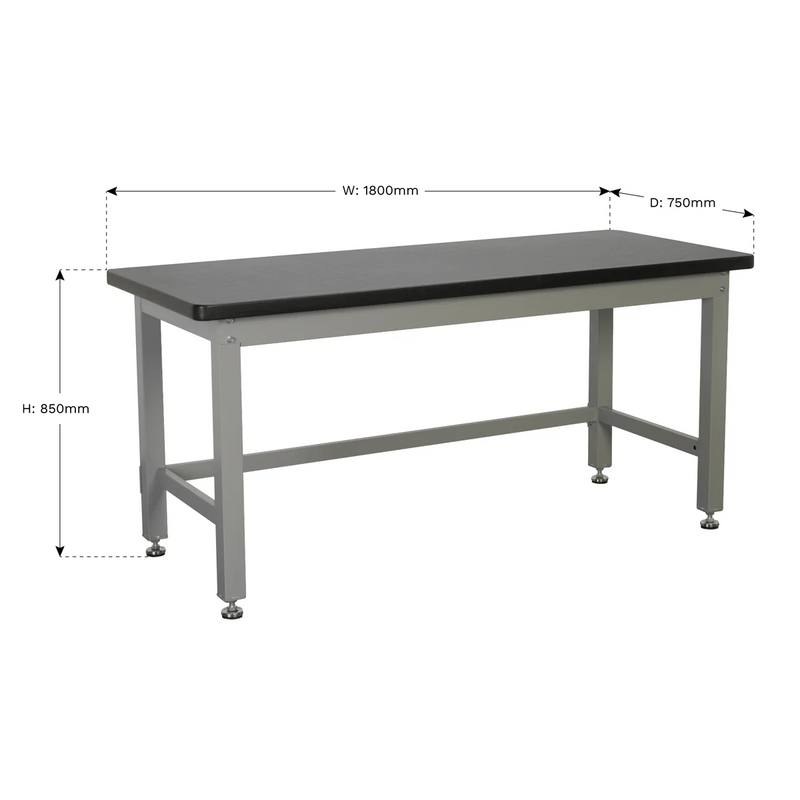 Sealey Premier Industrial Steel Workbench API1800 1.8m Heavy Duty