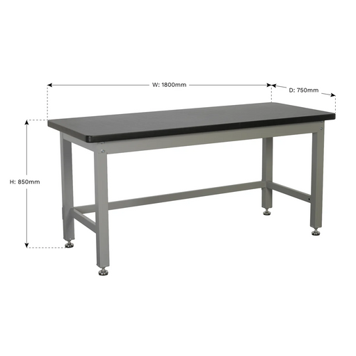 Sealey Premier Industrial Steel Workbench API1800 1.8m Heavy Duty