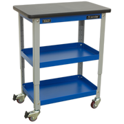 Sealey Premier Industrial Workshop Trolley 3-Level 240kg Capacity