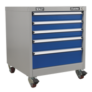 Sealey Premier Industrial Mobile Cabinet 5 Drawer 565x580x675mm